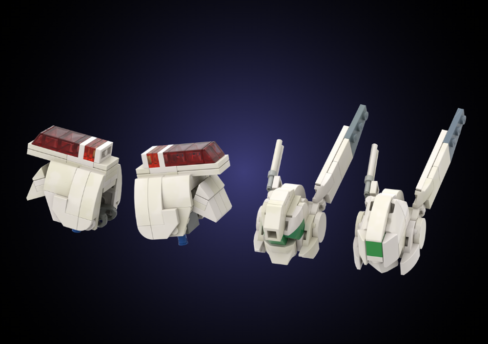 Lego AV-98 Ingram 2 & 3 mods - Patlabor