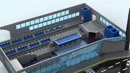 Large modern train station