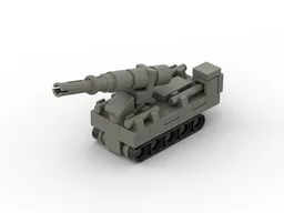 Canon de 194 GPF - micro self-propelled gun - France