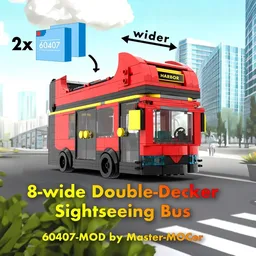 60407 - 8-wide Double-Decker Sightseeing Bus