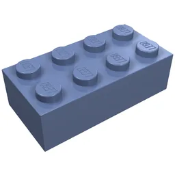Brick 2 x 4 / Sand Blue