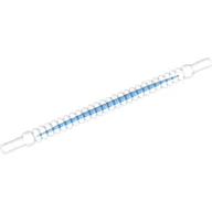 Flexible Ribbed Hose 8mm Ends 10L and Blue Center Pattern