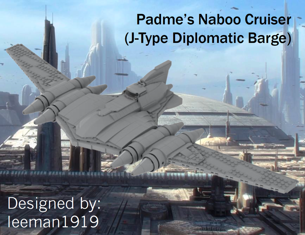 Lego Padme's Diplomatic Cruiser (J-Type Nubian Diplomatic Barge)