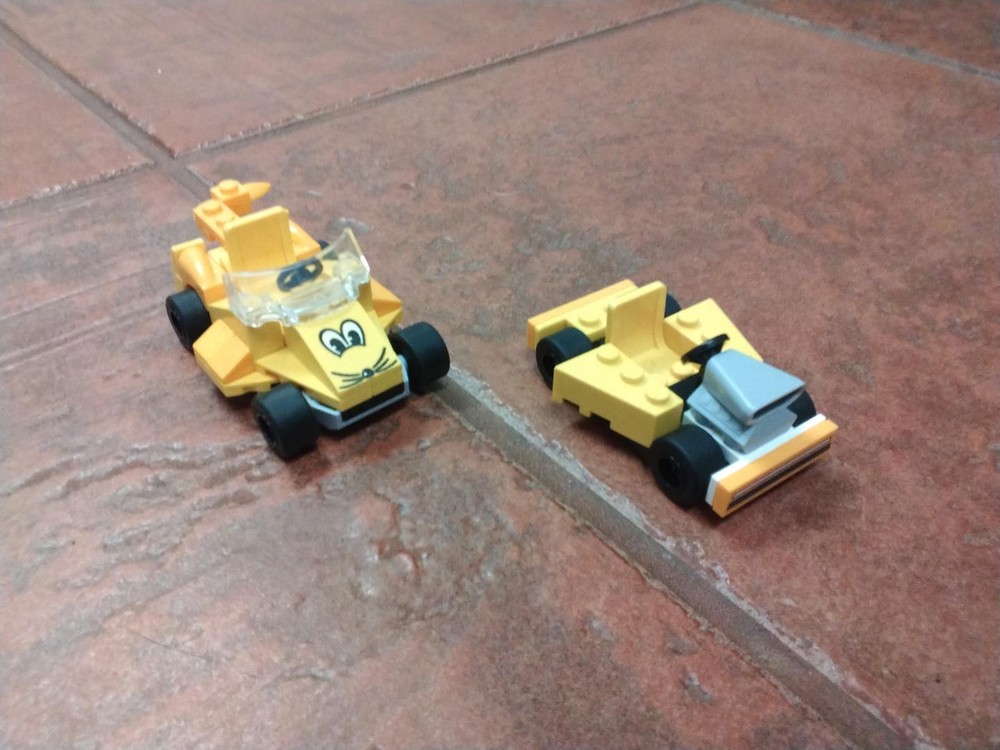 Lego Racing lawnmowers