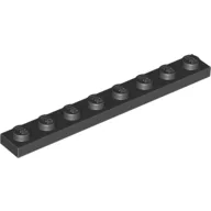 Plate 1 x 8 / Black
