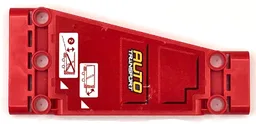 Technic, Panel Plate 5 x 11 x 1 Tapered with 'AUTO TRANSPORT', White Triangles and Trailer Pattern Model Back Right Side (Sticker) - Set 42098