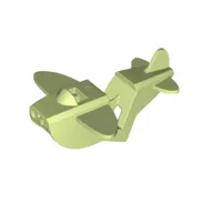 Fairing, Motorcycle, Airplane / Yellowish Green