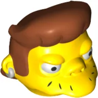 Minifig Head Special, Simpsons, Snake / Yellow