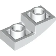 Brick Curved Inverted 2 x 1 with Goat Face, Sticking Out Tongue Print