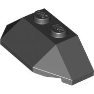 Lego Brick Wedged, Sloped 45° 2 x 4 Triple / Black