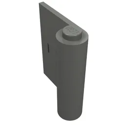 Door 1 x 3 x 3 Left / Dark Bluish Gray