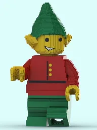 Elf Minifigure Sculpture