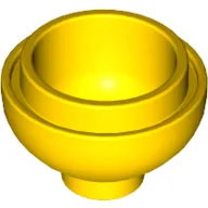 Brick Round 2 x 2 Dome Bottom [Open Stud] / Yellow