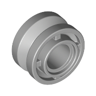 Lego Wheel 11 x 8 with Center Groove / Light Bluish Gray