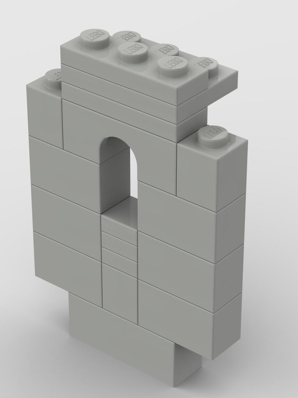 Lego Castle panel 4444 tile version