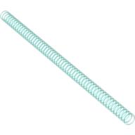 Lego Hose, Ribbed 7mm D. 19L / 15.2cm / Trans-Light Blue