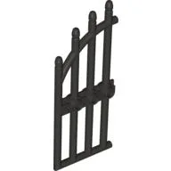 Gate 1 x 4 x 9 Arched with Bars and Three Studs / Pearl Titanium