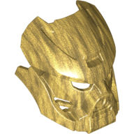 Lego Large Figure Mask, Kanohi Hau (Mask of Fire) / Trans-Clear