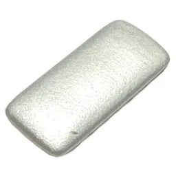Clikits Icon, Rectangle 3L with Pin, with Pearl White Surface / Trans-Clear