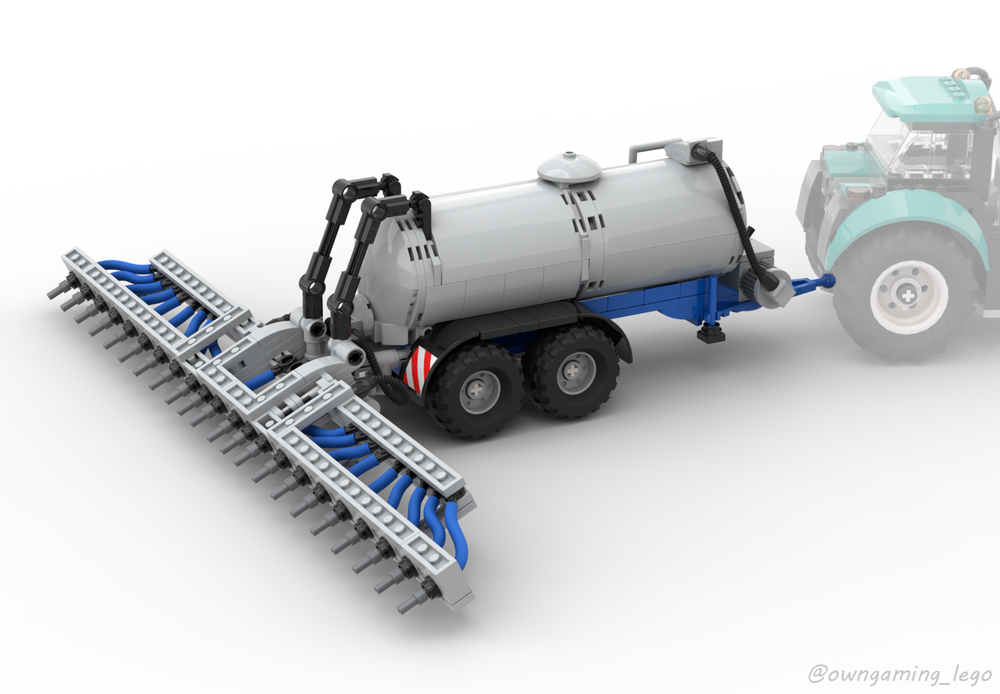 Lego Slurry Tanker with Spreader for lego city tractor 60498