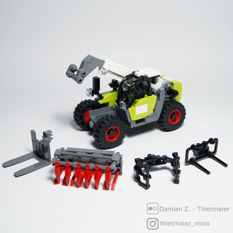 Lego CLAAS Scorpion attachments