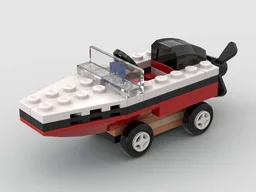 Patrick's Boat Car with Fake Pullback Motor
