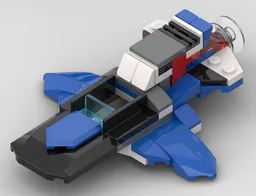 77117 Sonic Starfighter with Turbo Cannon and Sensor Array (Alternate Build)