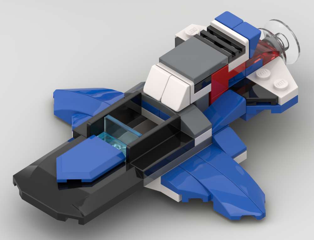 Lego 77117 Sonic Starfighter with Turbo Cannon and Sensor Array (Alternate Build)