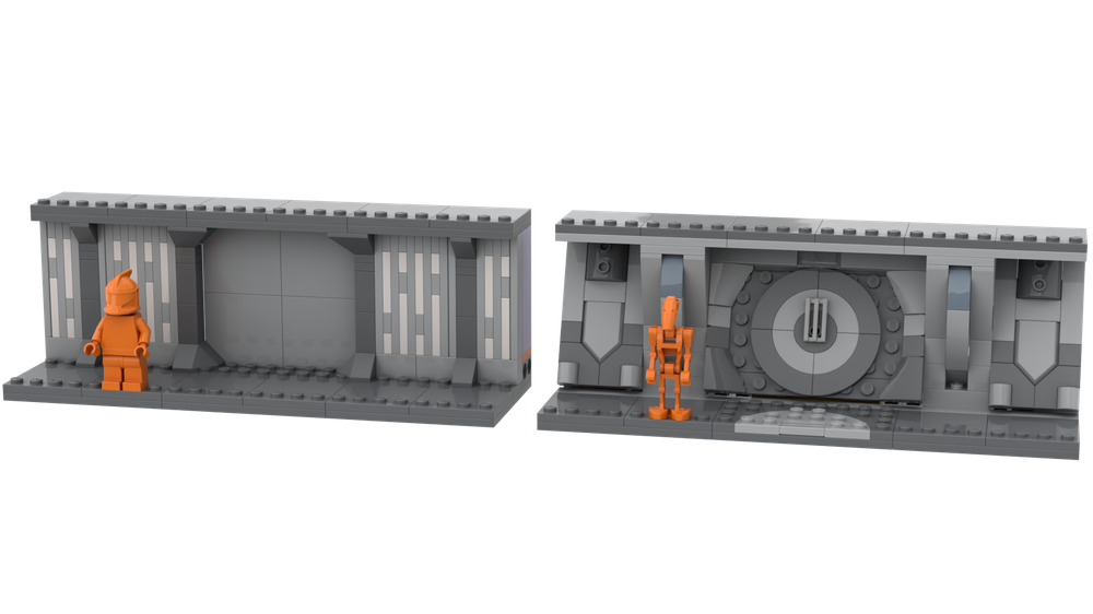 Lego Clone Wars Hallway Minifigure Stands