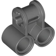Technic Axle and Pin Connector Perpendicular Double / Dark Bluish Gray