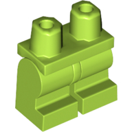 Lego Hips and Lime Medium Legs [Complete Assembly] / Lime