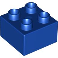 Lego Duplo Brick 2 x 2 / Dark Blue-Violet
