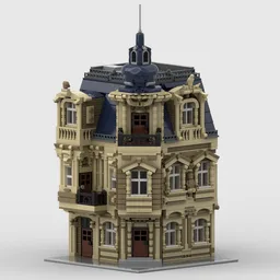 Beaux-Arts Modular Building without interior