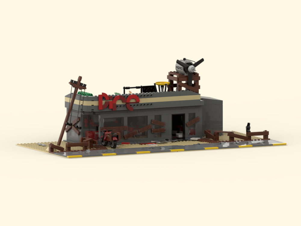 Lego The Last Stop - Post Apocolypse Diorama