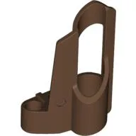Technic Panel Fairing # 6 Small Short, Large Hole, Side B / Brown