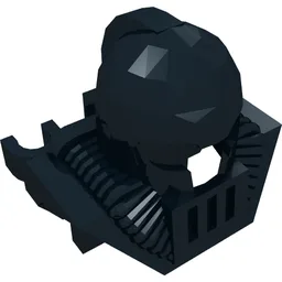 Helmet Underwater, Chestplate / Black