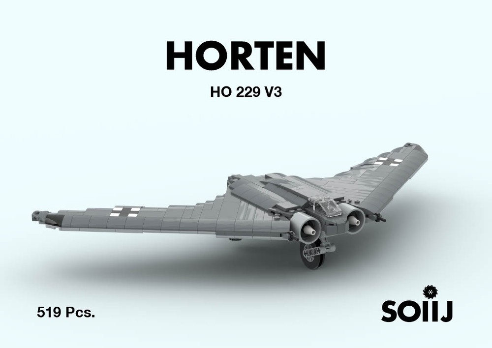 Lego Horten HO - 229 V3 - German Livery 1:38