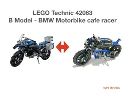 LEGO Technic 42063 BMW R 1200 GS Adventure C Model - BMW Motorbike cafe racer
