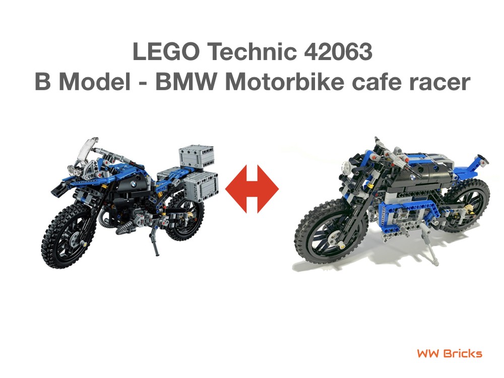 LEGO Technic 42063 BMW R 1200 GS Adventure C Model - BMW Motorbike cafe racer