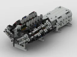 V12 Engine with Gearbox Mk2