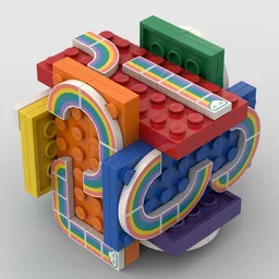 KongMing Lock + Rainbow Numbers 4x8