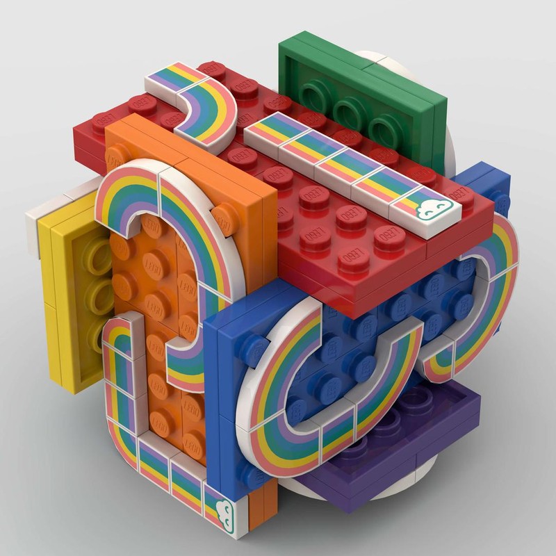 Lego KongMing Lock + Rainbow Numbers 4x8