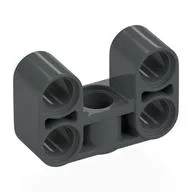 Technic Beam 2 x 3 Thick [90° Offset Centre Beam Hole] / Dark Bluish Gray