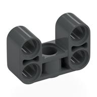 Lego Technic Beam 2 x 3 Thick [90° Offset Centre Beam Hole] / Dark Bluish Gray