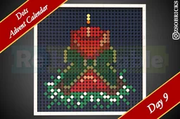 Day 9 - Candle - Dots Advent Calendar