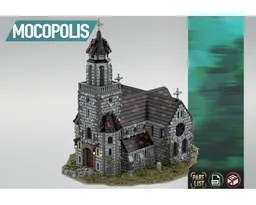 LEGO MOC Medieval Cathedral