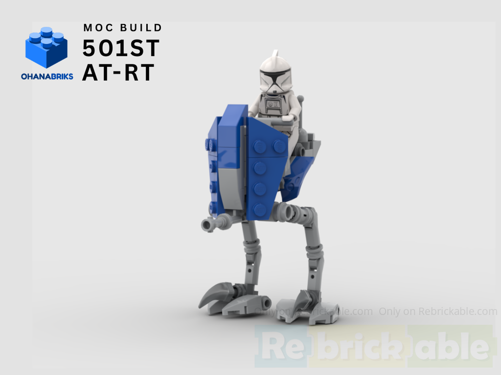 Lego 501st AT-RT - Minifig Scale