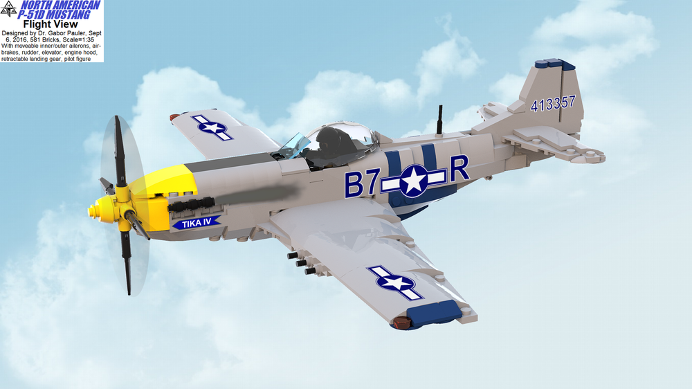 Lego North American P-51 D Mustang