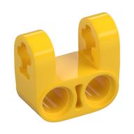 Lego Technic Axle and Pin Connector Perpendicular Double Split [Reinforced] / Yellow