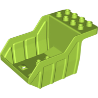 Lego Duplo Dump Truck Container 5 x 8 x 3 1/2 with 2 x 8 Studs on Top / Lime